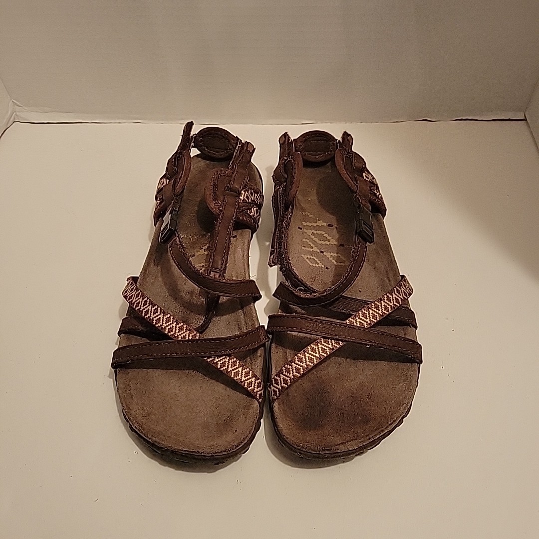 MERRELL Select Grip sandali donna scarpe pelle attivi escursionismo spiaggia marrone taglia 7