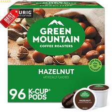 Hazelnut Coffee KCup Pods Light Roast 96 Count Keurig Compatible Single Serve US
