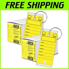 Durable Abrasion-Resistant Key Tags Set