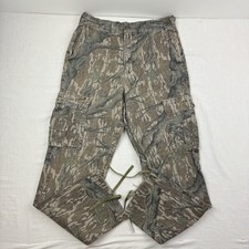 Vintage Mossy Oak Camo Cargo Pants Adult 28x31 Outdoor Hunting Grunge 90s USA