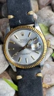 Vintage Rolex Datejust 16013 Gray Dial Men's Automatic Watch 1987