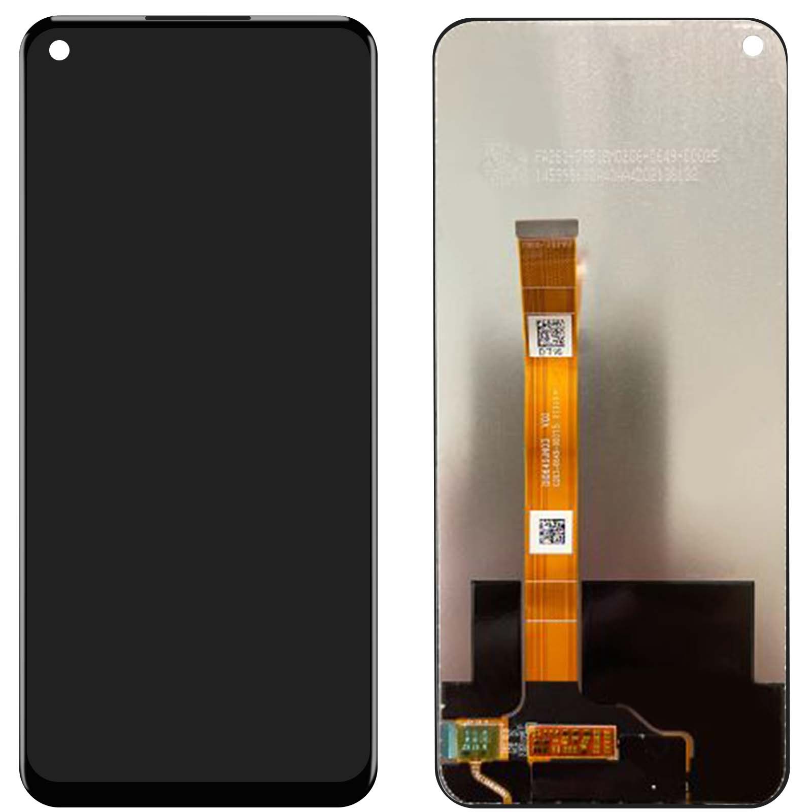 Écran Oppo A54 5G tactile haute sensibilité avec bloc LCD noir