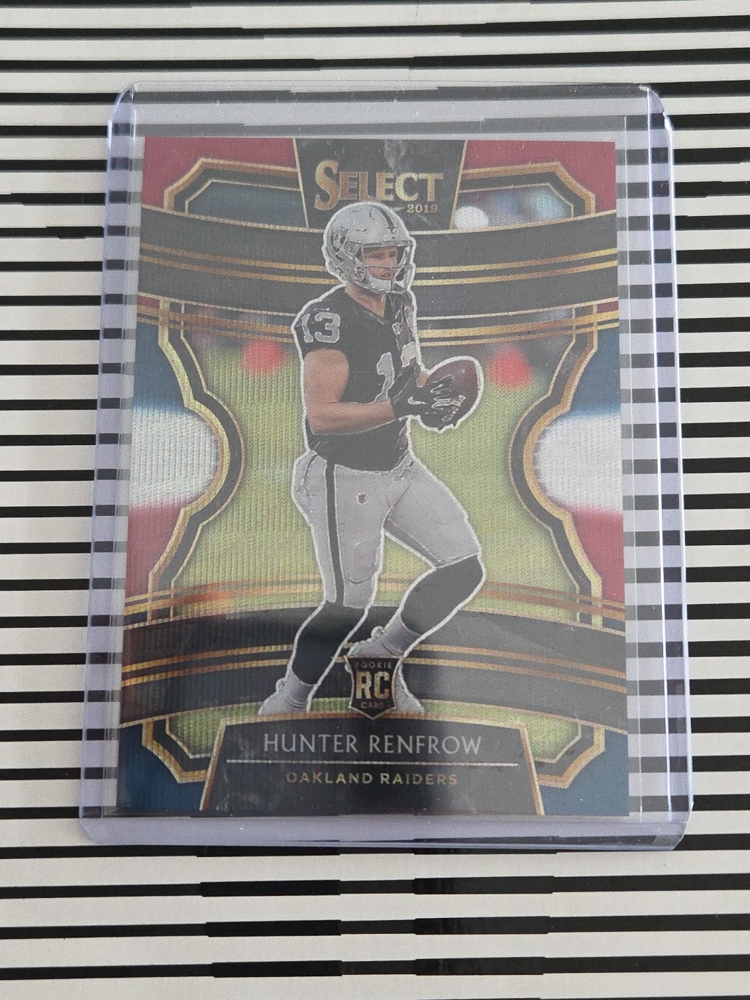 2019 Panini Select - Concourse Hunter Renfrow #33 Tri-Color Prizm /199 (RC)