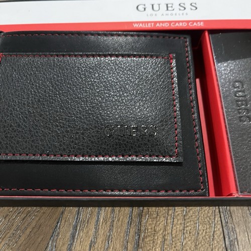Cartera y tarjetero Guess Los Angeles para hombre negro - nuevo con etiquetas en caja - Imagen 5 de 11