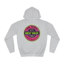 Mr. Zogs Sex Wax Large Neon 2 Logo Premium Hoodie Outlaw Surf