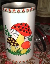 Sears  Merry Mushrooms 15 Oz. Drinking Tumbler