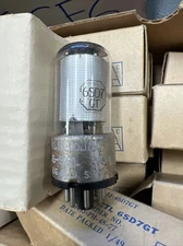 1951 Vintage Pair of Matched JAN CTL 6sd7gt Vacuum Tubes Tung Sol Nos 1949 1951