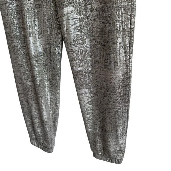 Joggers Anthropologie Melora metálicos, talla XS Foto 3 de 4