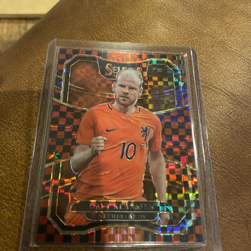 2017 Panini Select Red Checker Prizm Davy Klaassen Netherlands