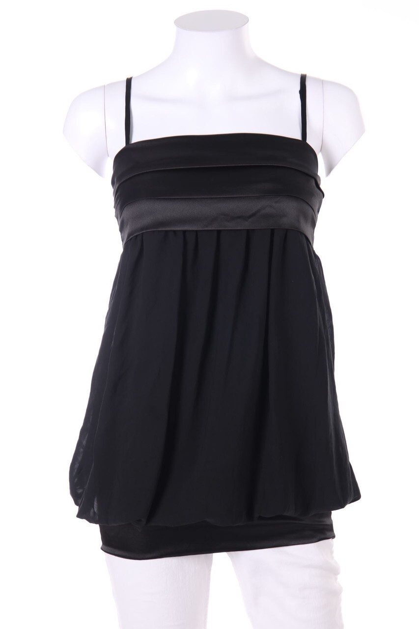 ZARA Blouse Satin M black