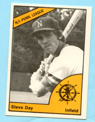 1977 TCMA Minor League Newark Co-Pilots - #8 Steve Day - Box 162