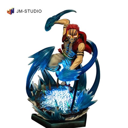 Demon Slayer Akaza Kamado Tanjirou Agatsuma Zenitsu LED Figure Model Statue 26cm - Picture 2 of 20