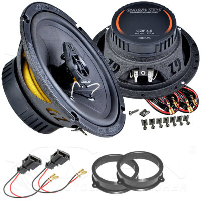 GROUND ZERO LAUTSPRECHER für AUDI A4 B6 B7 / 8E 2000-2008 Front Heck 120W #AES5