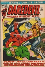 "Daredevil, The Man Without Fear!" 85, March 1972: Marvel Comics Group comic, VG