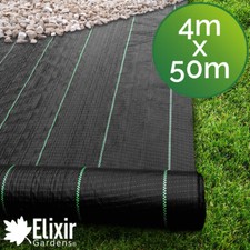 Heavy-Duty Woven Weed Control Ground Membrane | 1m, 2m, 3m, 4m, 5m Width Rolls