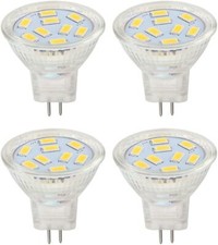LED MR11 Light Bulbs 2W 12V, GU4 Warm White 3000K , 20W Halogen Equivalent, MR1
