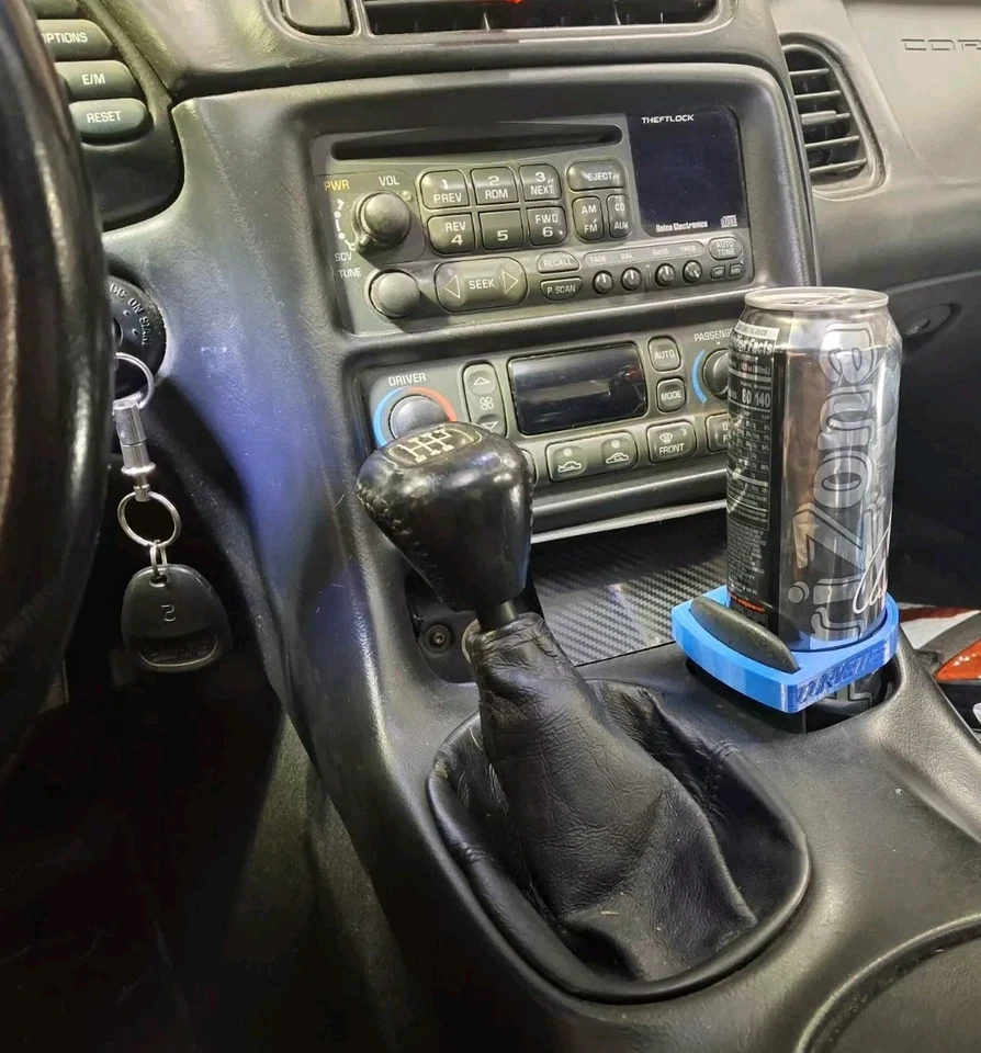 Nuevo diseño portavasos grande actualización soporte para bebidas para Corvette C5 1997-2004 Foto 2 de 4