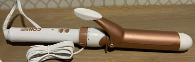   Conair Double Ceramic Curling Wand, 1-1/4 In Curling Wand Rose Gold No Box
