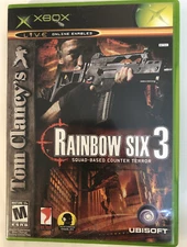 XBOX Tom Clancy Rainbow Six 3 Complete Manual Squad Based Terror Rated MATURE
