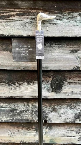 Bastone Da Passeggio Vintage In Legno Fatto A Mano Canna Intagliata Uomo Donn