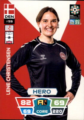 Panini WM World Cup 2023 Trading Card Nr.59 - Lene Christensen - Team Mate