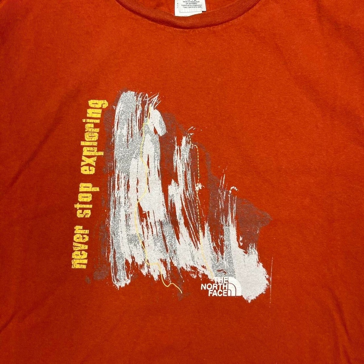 Vintage The north Face graphic t shirt A5 Series XL orange