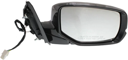Fits 13-16 HN ACCORD COUPE POWER MIRROR PAINT TO MATCH BLACK W/HEAT-SIGNAL W/O R