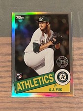 2020 Topps Chrome 35th Anniv 1985 #85TC-14 AJ Puk RC Oakland Athletics