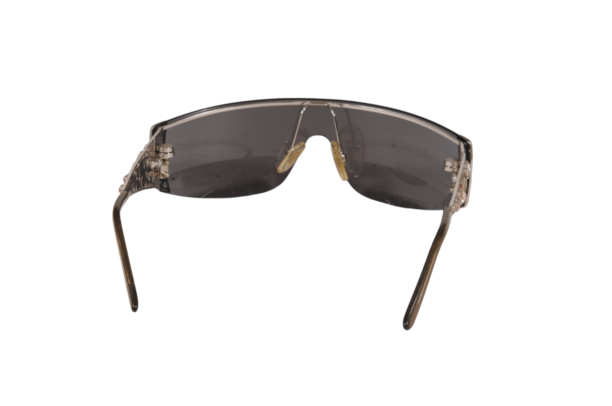 Lulu Guinness Vintage Crystal BBL004 Sunglasses Silver  display picture 1