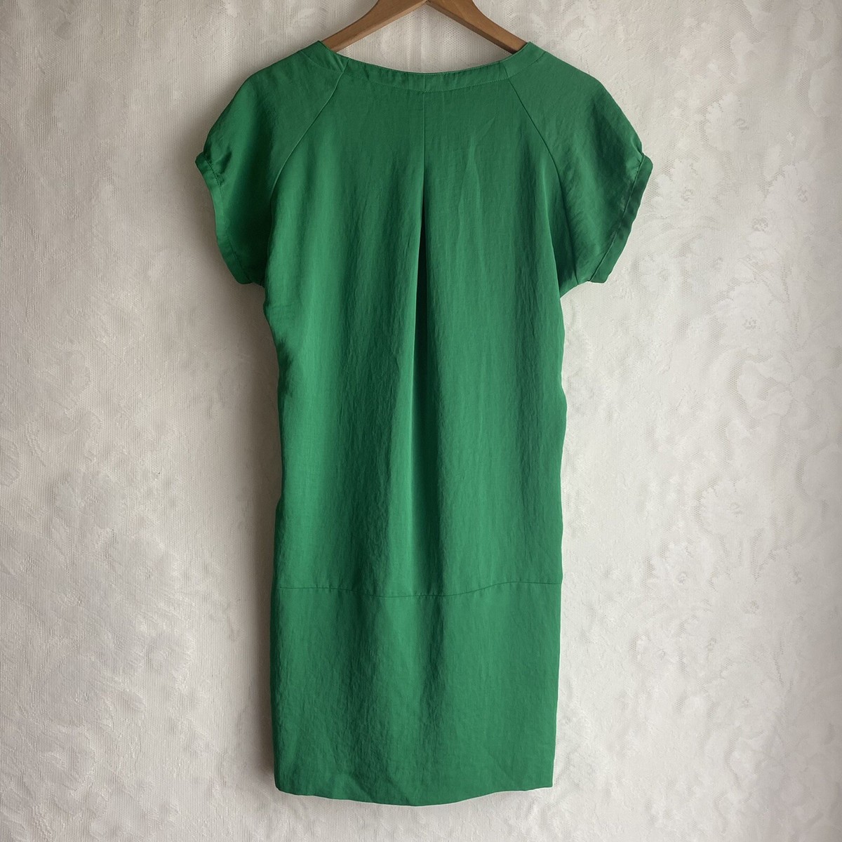 green shift dress zara Women dress ZARA Green long sleeve A-line dress – RELM3125 main image 0