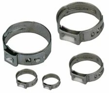 Stainless Steel Single Ear Hose Clamps Size 1-1/4" or 31.6 mm 25 or 50 pcs