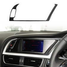 Guarnizione pannello navigatore GPS esterno in fibra di carbonio per Audi A4 B8 A5 2009-2016