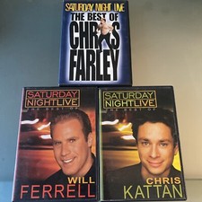 3 LOT Saturday Night Live The Best Of Chris Farley, Will Ferrell & Chris Kattan
