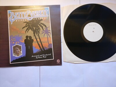 BETTY EVERETT Happy Endings 1975 UK W/L Test Pressing LP + Proof Sleeve LISTEN