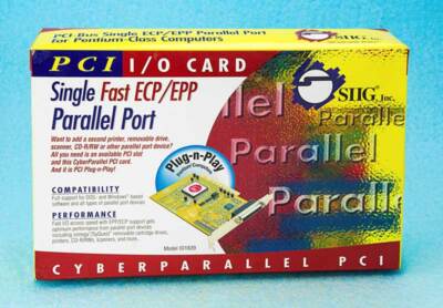 NEW SIIG SINGLE FAST PCI PARALLEL PORT - ECP EPP, PCI