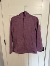 Eddie Bauer Women's Medium Ultra Soft Radiator Fleece 2.0 Full-Zip Jacket Purple