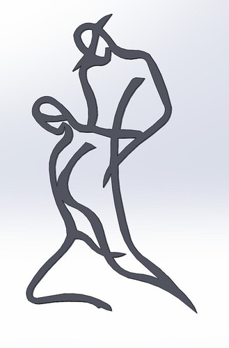20 file DXF pannello decorativo CNC coppie danza linea laser arte router n. 3353 - Foto 12 di 24