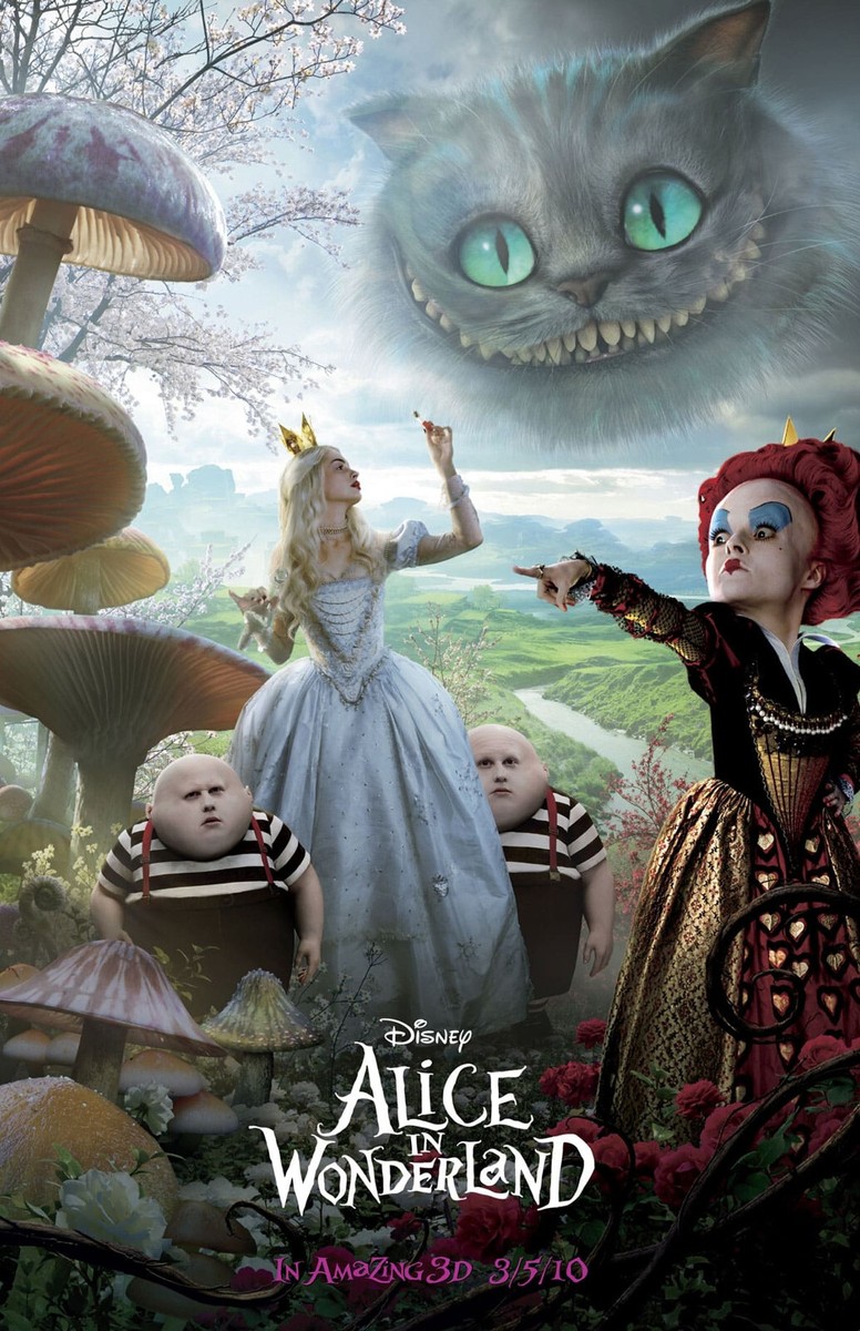 AA0178 Alice in Wonderland Film By Tim Burton 2010 Queen Movie