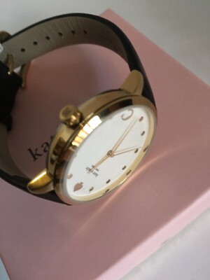 Kate Spade intial C Gold Case Black Strap Women\'s Watch 71HYShbNC8L._AC_SY350_QL30_.jpg main image 2