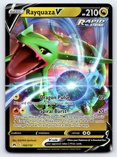 Rayquaza V 100/159 Ultra Rare Crown Zenith Pokemon Card - NM Near Mint
