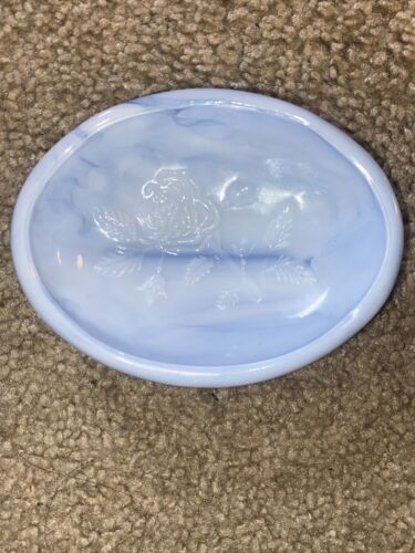 Antique Soap Dish ceramic W/ Antique Perfume Bottle. - Picture 2 of 5