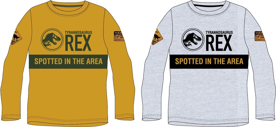 Langarmshirt Shirt Jurassic World Dinosaurier T-Rex Dino Kinder 134-164