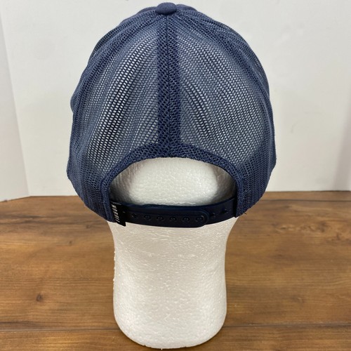 NoBull Snapback Hat OSFM Navy Blue Logo Patch Mesh Trucker CrossFit Cap - Picture 4 of 10