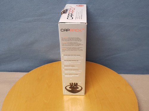 Perfect Curve Cap Rack 12 Clips Hold Up to 36 Hats New In Box Sealed - Picture 4 of 7