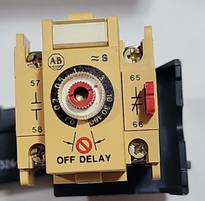 Allen-Bradley 596-TL33 Pneumatic Timer, Off Delay, Left Hand Mounting. NEW