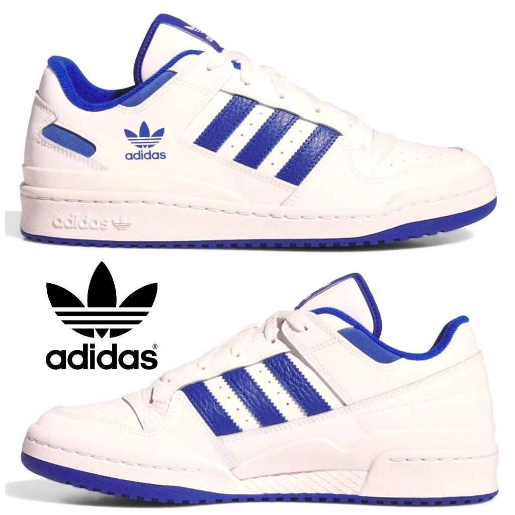 Adidas Originals Forum Low CL Men&apos;s Shoes &vert; Comfort&comma; Sport&comma; Casual Sneakers Blue