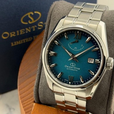 Orient Star RK-AU0114E Solaruhr Armbanduhr Analoganzeige läuft Box
