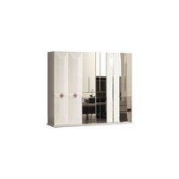 LuxuriöSer Beiger Kleiderschrank Moderne Schlafzimmer Holz SchräNke