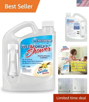 Bleach-Free Shower Cleaner, 64 Oz, Effortless No Scrubbing   Fume Free Formula