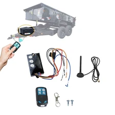 Dump Trailer Wireless Remote Control System For Hydraulic Lift Winch Tilt G3-H01
